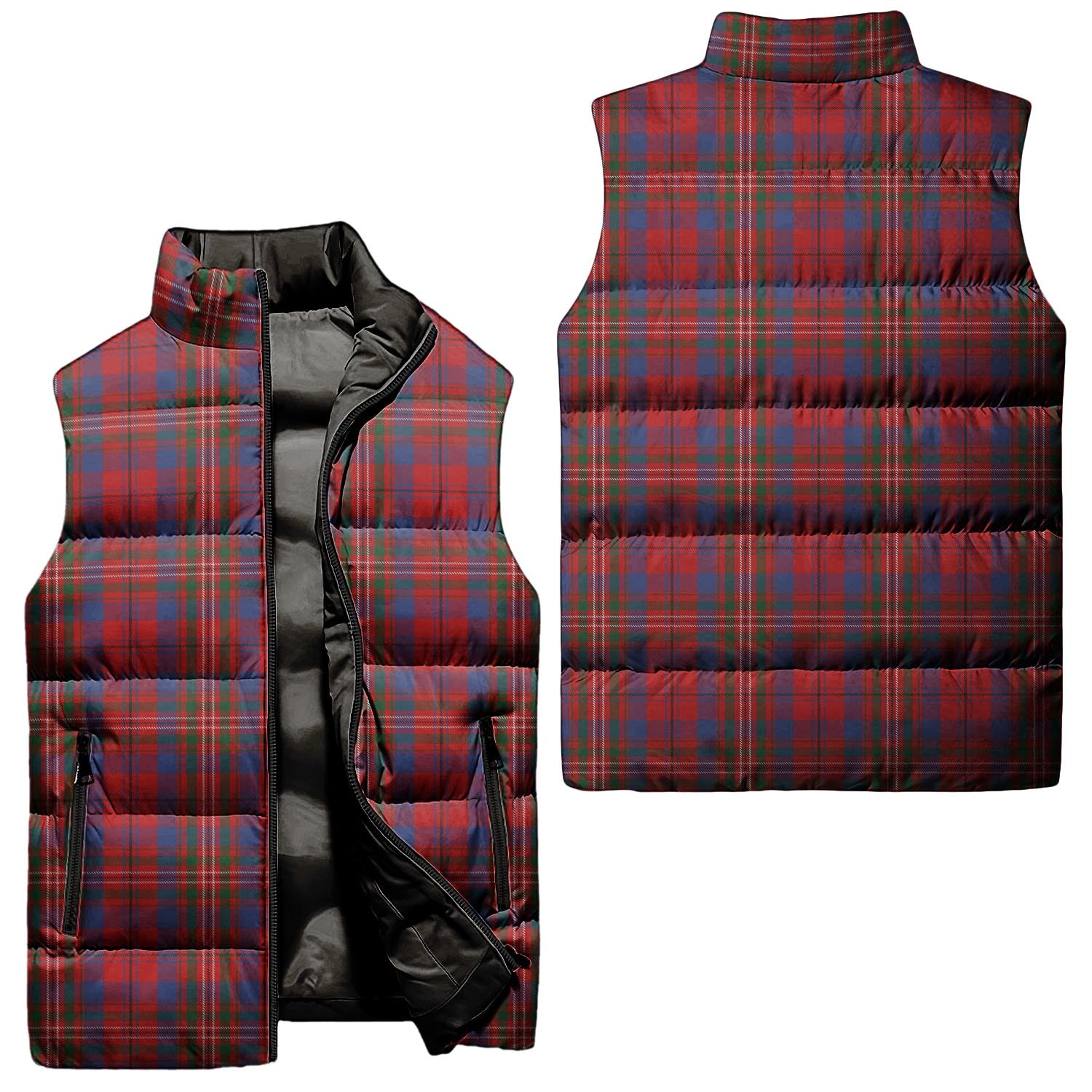 Cameron of Locheil Tartan Sleeveless Puffer Jacket Unisex - Tartanvibesclothing