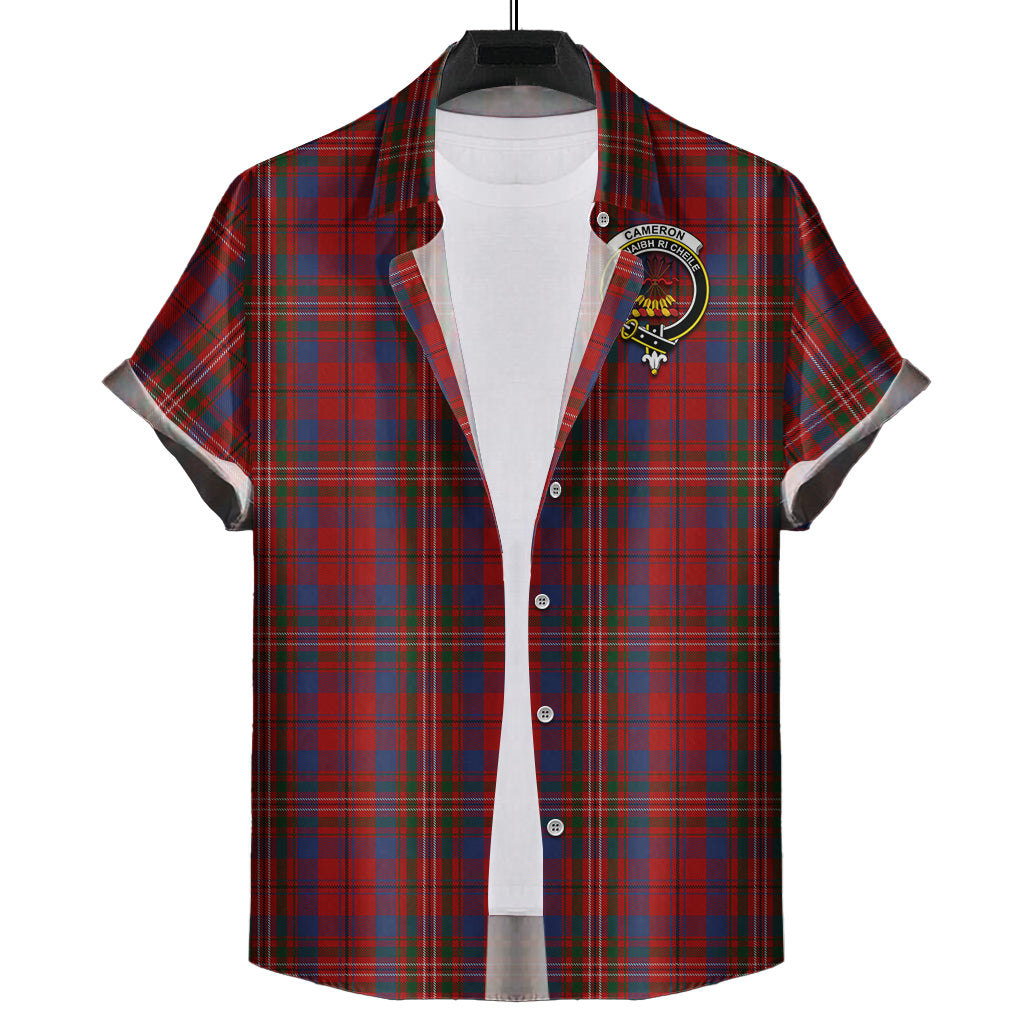 cameron-of-locheil-tartan-short-sleeve-button-down-shirt-with-family-crest