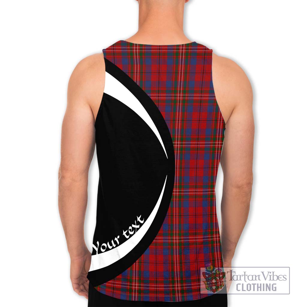 Cameron of Locheil Tartan Men's Tank Top with Family Crest Circle Style - Tartan Vibes Clothing