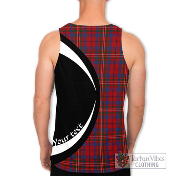 Cameron of Locheil Tartan Men's Tank Top with Family Crest Circle Style