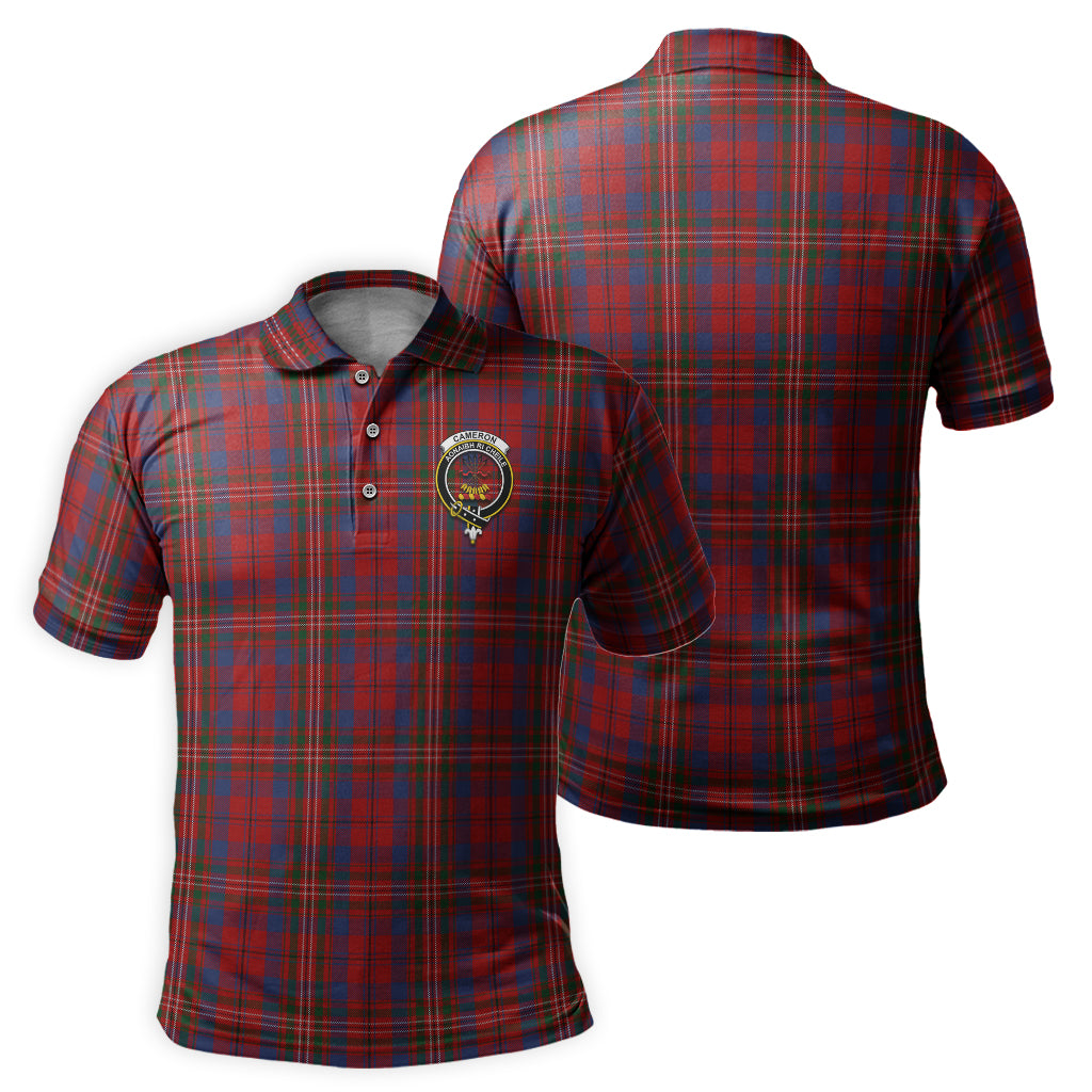 Cameron of Locheil Tartan Men's Polo Shirt with Family Crest - Tartan Vibes Clothing