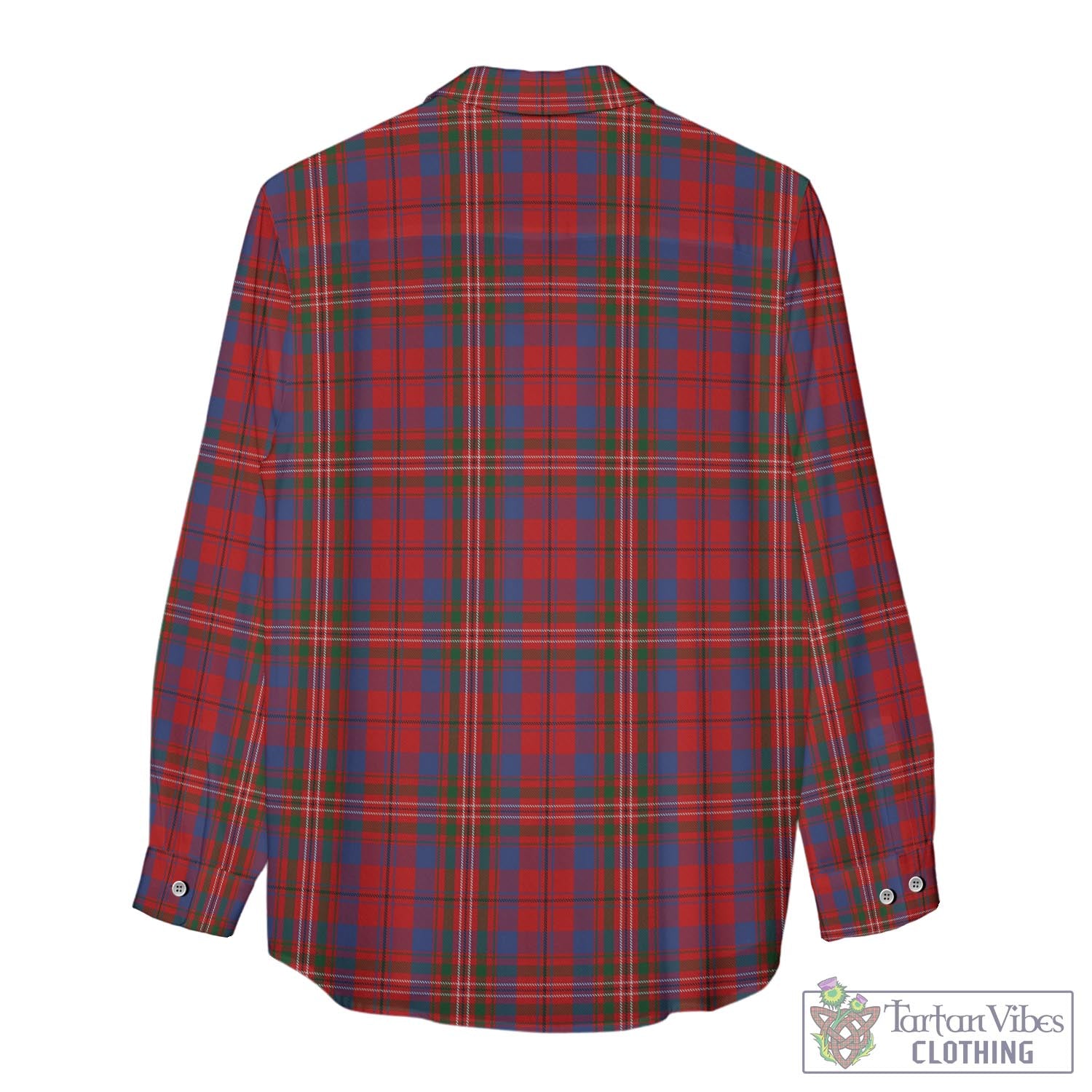 Tartan Vibes Clothing Cameron of Locheil Tartan Womens Casual Shirt with Family Crest