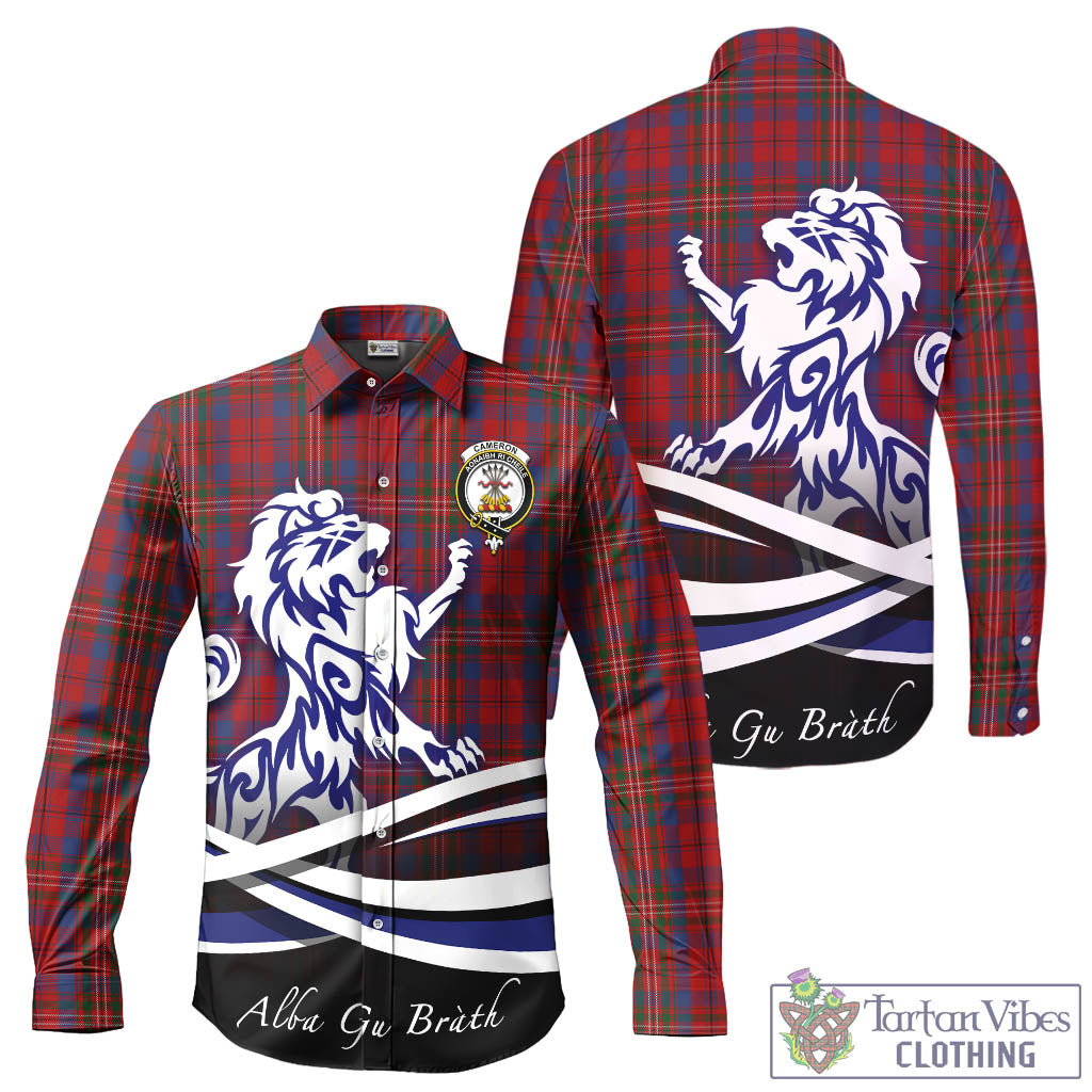 cameron-of-locheil-tartan-long-sleeve-button-up-shirt-with-alba-gu-brath-regal-lion-emblem