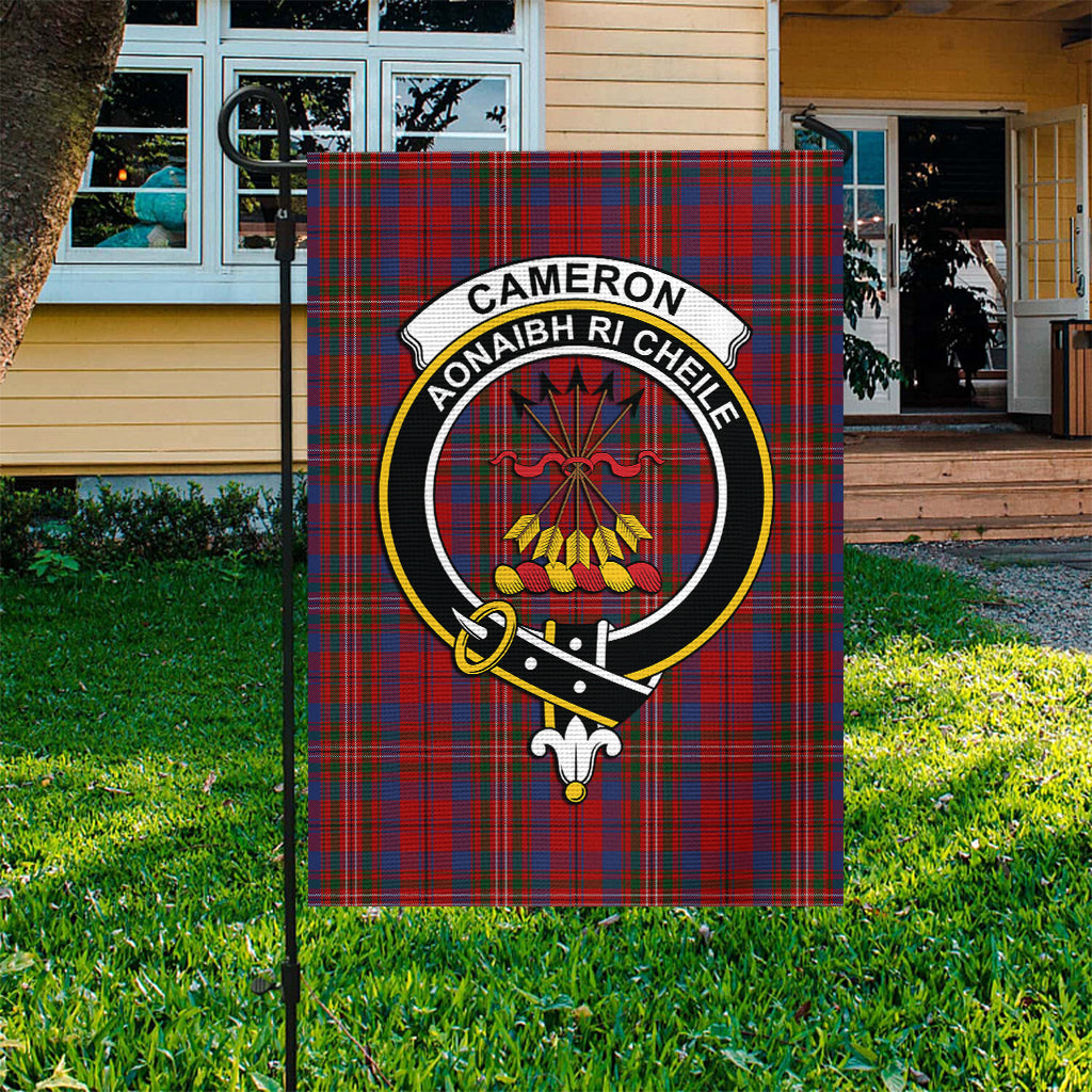 Cameron of Locheil Tartan Flag with Family Crest - Tartan Vibes Clothing