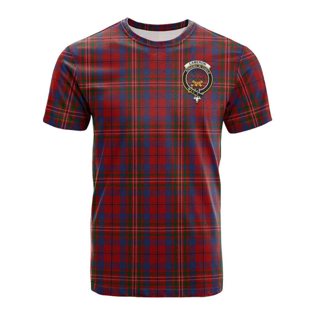 Cameron of Locheil Tartan T-Shirt with Family Crest - Tartan Vibes Clothing