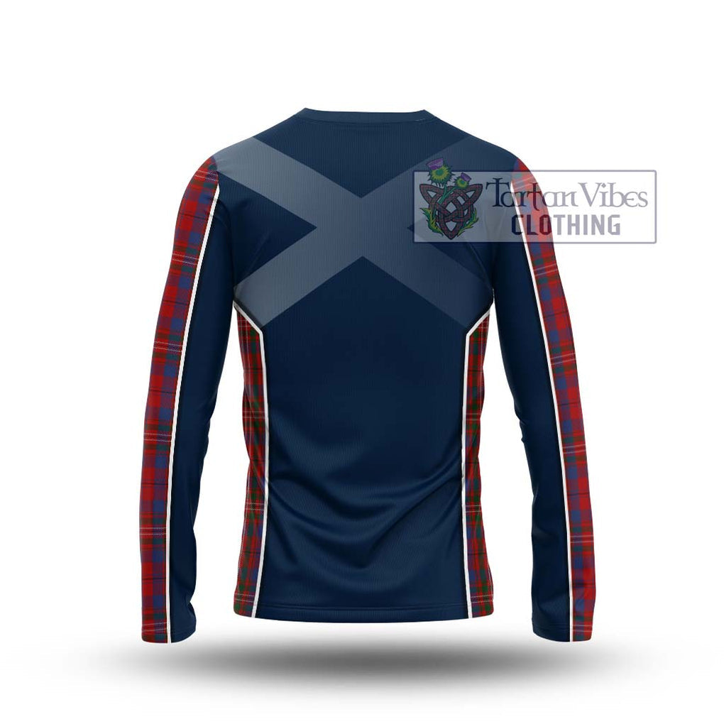 Cameron of Locheil Tartan Long Sleeve T-Shirt with Family Crest and Lion Rampant Vibes Sport Style - Tartan Vibes Clothing