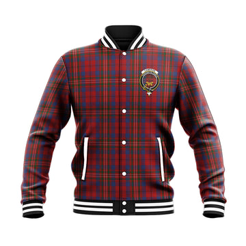 Cameron of Locheil Tartan Baseball Jacket with Family Crest