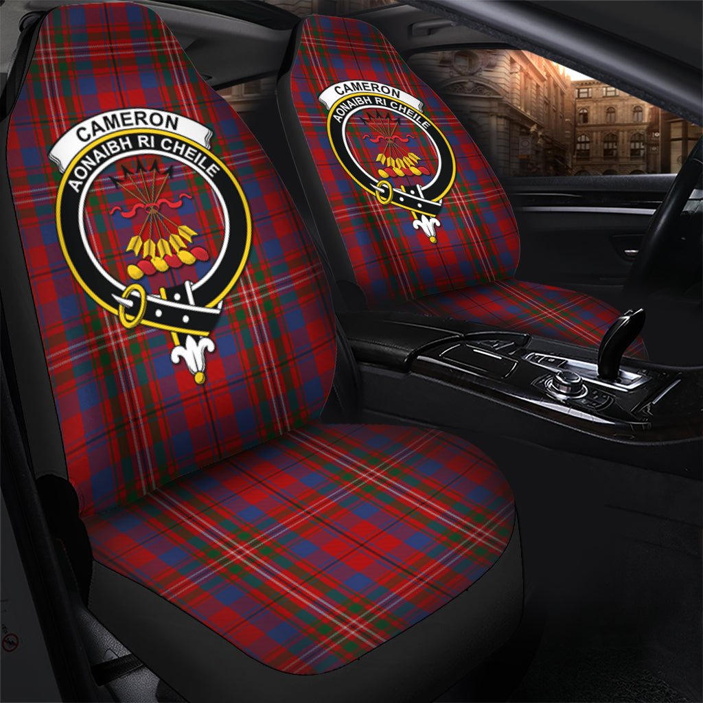 Cameron of Locheil Tartan Car Seat Cover with Family Crest - Tartanvibesclothing