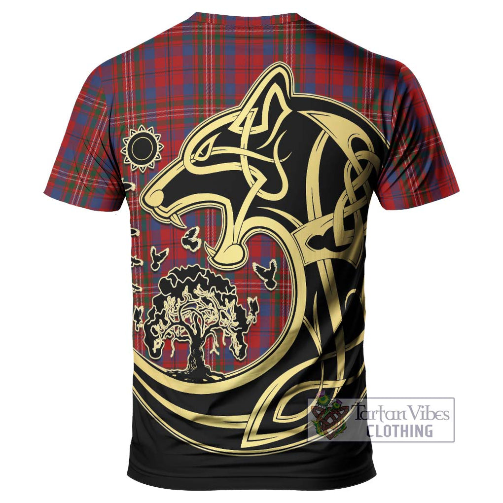 Cameron of Locheil Tartan T-Shirt with Family Crest Celtic Wolf Style - Tartan Vibes Clothing