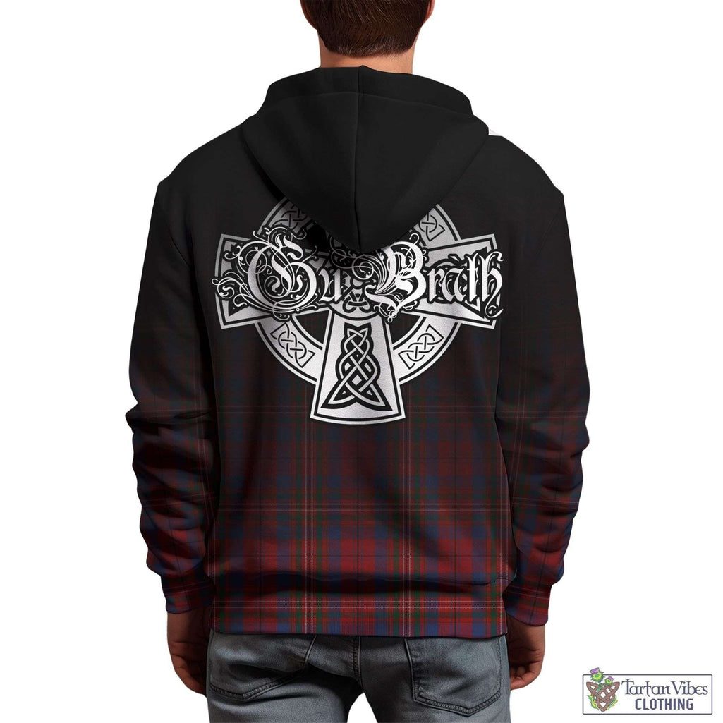 Tartan Vibes Clothing Cameron of Locheil Tartan Hoodie Featuring Alba Gu Brath Family Crest Celtic Inspired