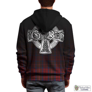 Cameron of Locheil Tartan Hoodie Featuring Alba Gu Brath Family Crest Celtic Inspired