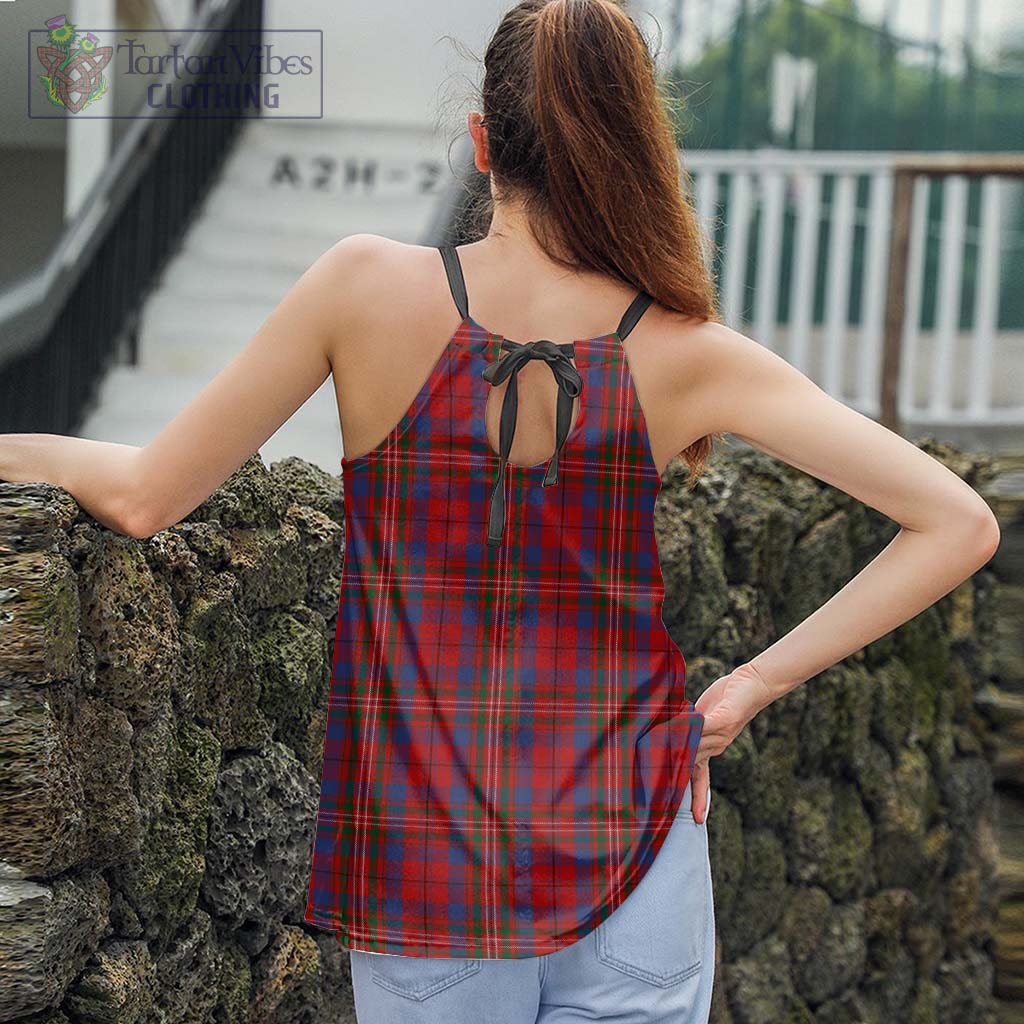 Tartan Vibes Clothing Cameron of Locheil Tartan Loose Halter Neck Camisole