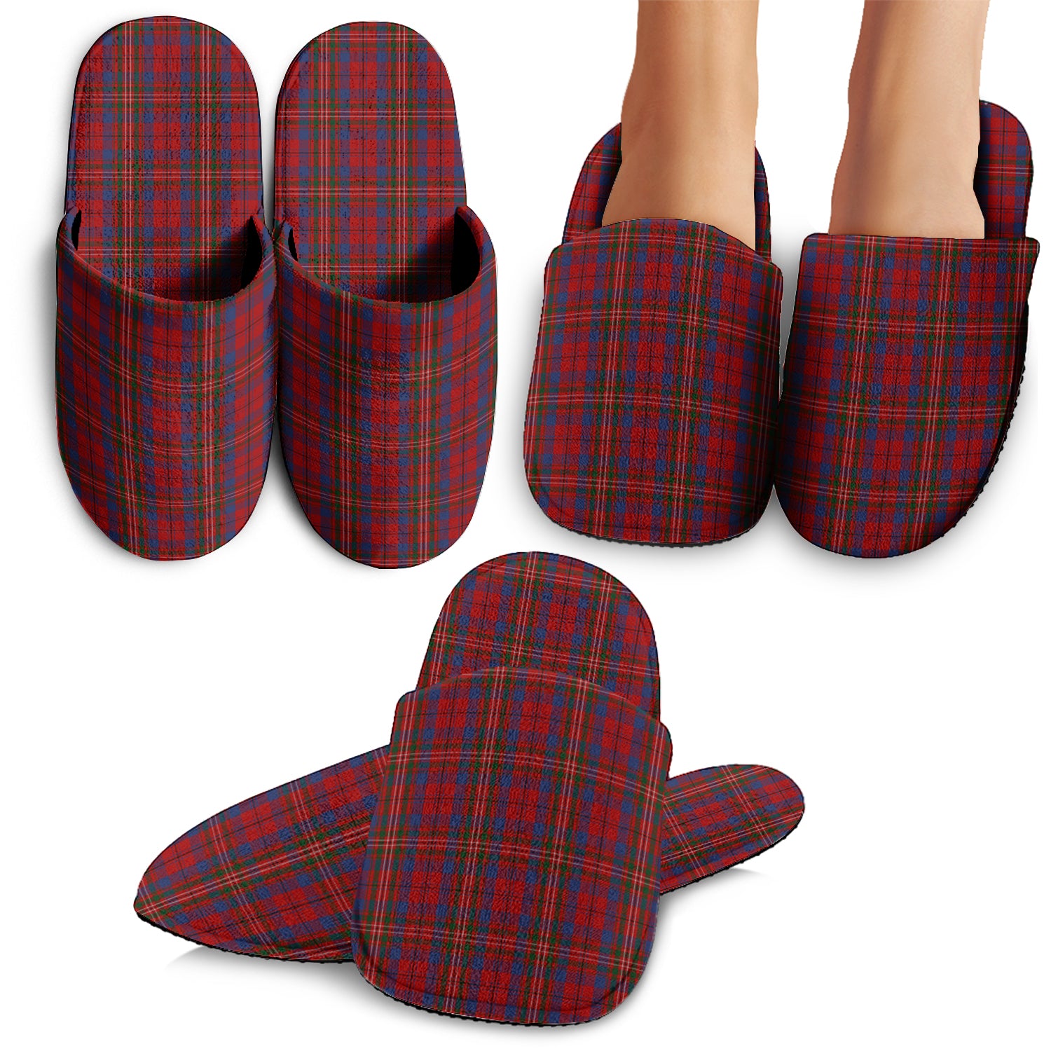 Cameron of Locheil Tartan Home Slippers - Tartanvibesclothing