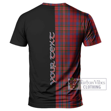 Cameron of Locheil Tartan T-Shirt with Family Crest and Half Of Me Style