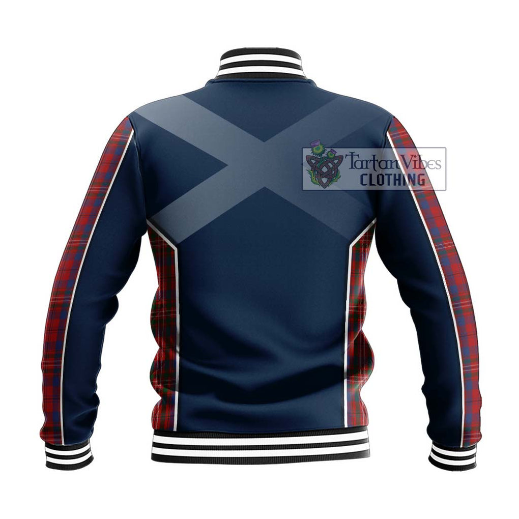 Cameron of Locheil Tartan Baseball Jacket with Family Crest and Lion Rampant Vibes Sport Style - Tartan Vibes Clothing