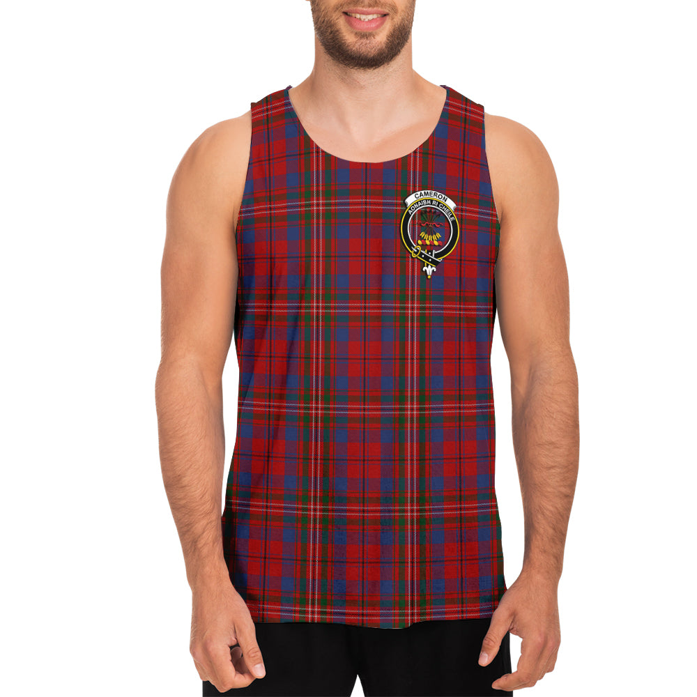 cameron-of-locheil-tartan-mens-tank-top-with-family-crest