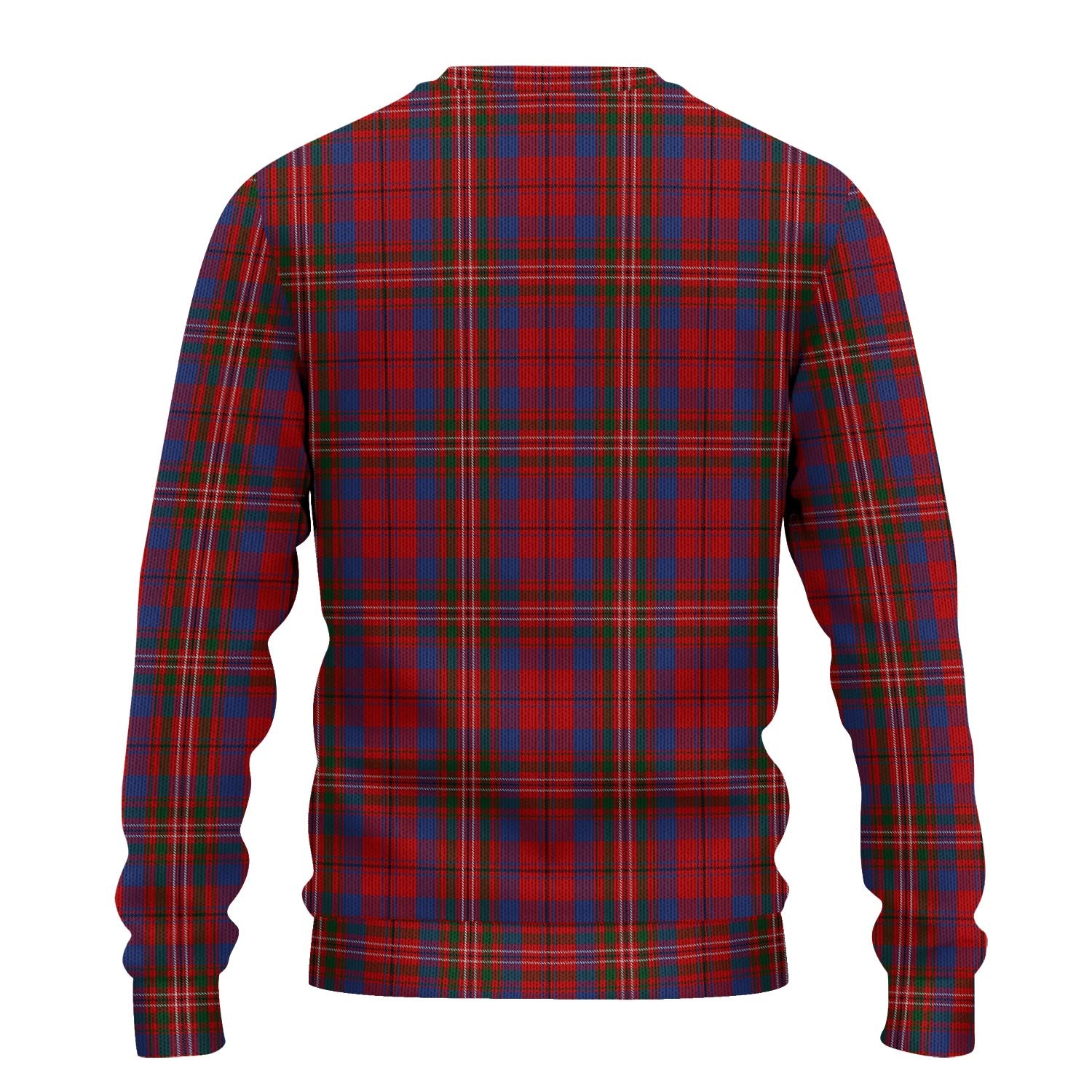 Cameron of Locheil Tartan Knitted Sweater with Family Crest - Tartanvibesclothing