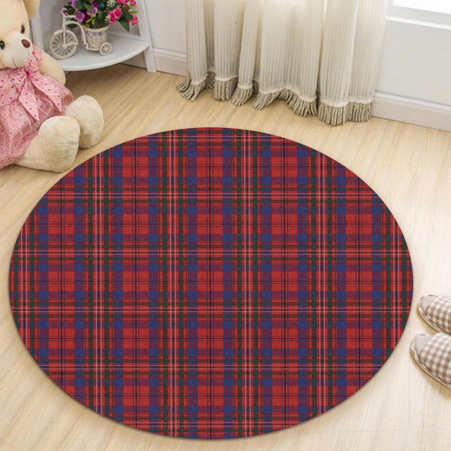 Cameron of Locheil Tartan Round Rug - Tartanvibesclothing