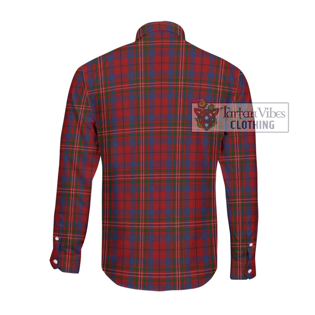 Cameron of Locheil Tartan Long Sleeve Button Shirt with Family Crest DNA In Me Style - Tartanvibesclothing Shop