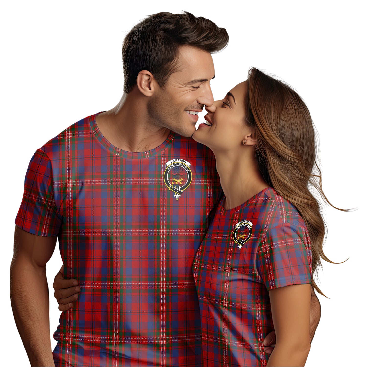 Cameron of Locheil Tartan T-Shirt with Family Crest - Tartan Vibes Clothing