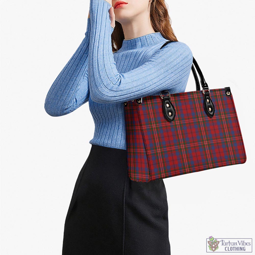 Tartan Vibes Clothing Cameron of Locheil Tartan Luxury Leather Handbags