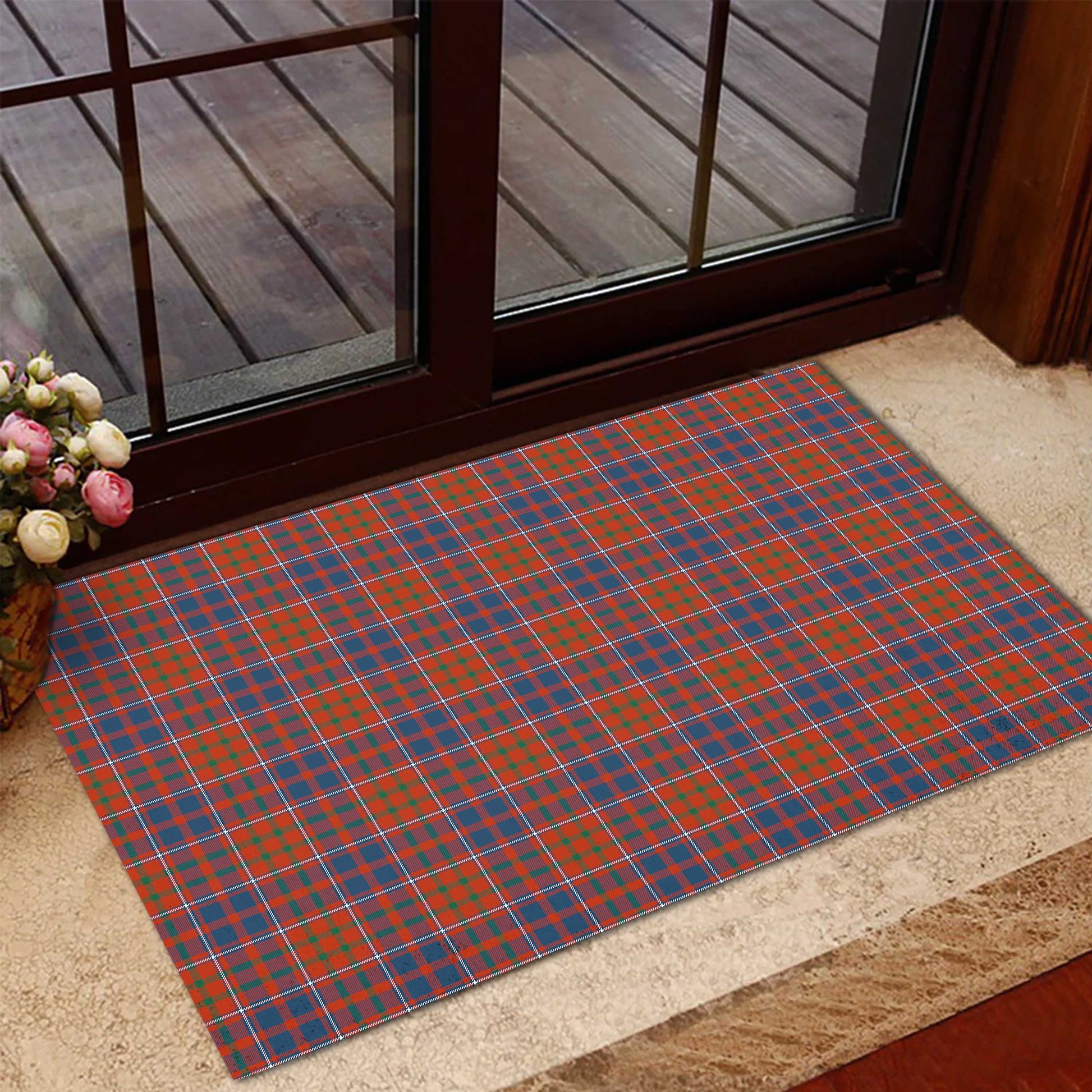 Cameron of Lochiel Ancient Tartan Door Mat - Tartanvibesclothing