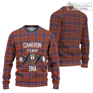 Cameron of Lochiel Ancient Tartan Ugly Sweater with Family Crest DNA In Me Style