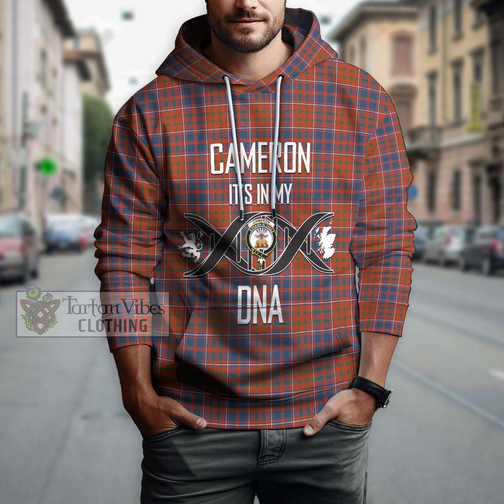 Cameron of Lochiel Ancient Tartan Hoodie with Family Crest DNA In Me Style Pullover Hoodie - Tartanvibesclothing Shop