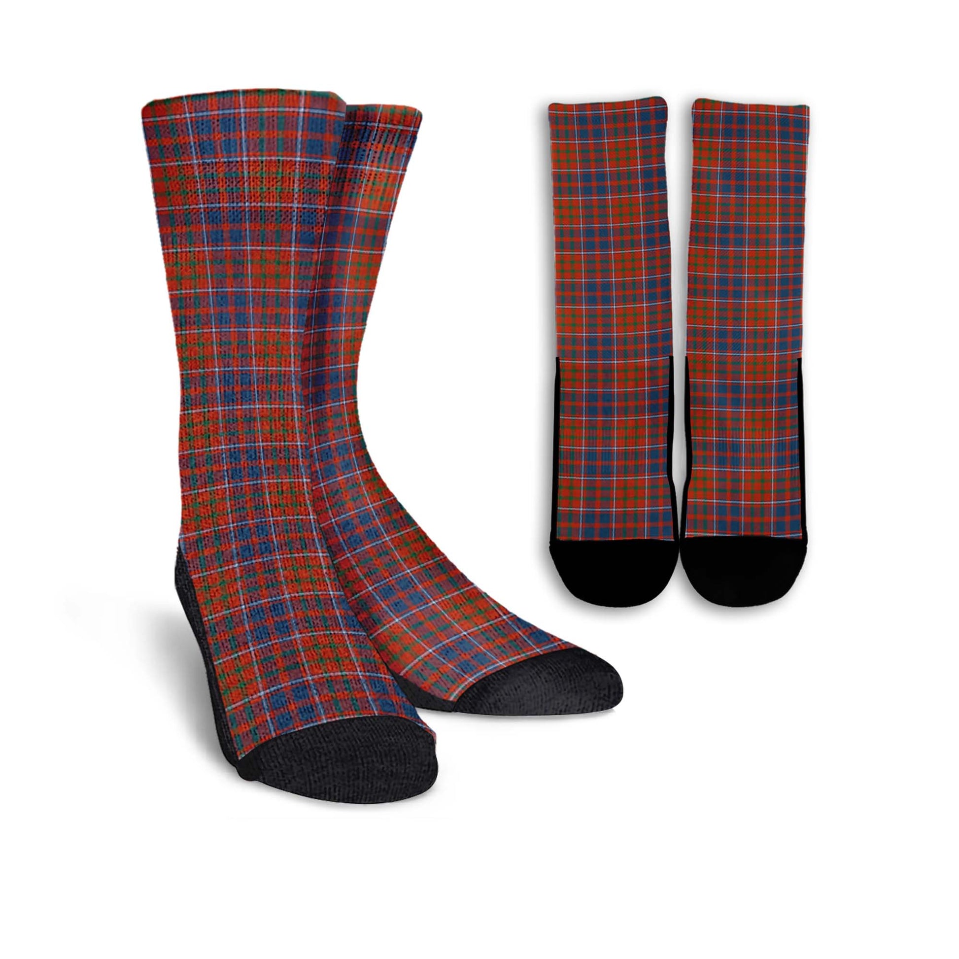 Cameron of Lochiel Ancient Tartan Crew Socks - Tartanvibesclothing