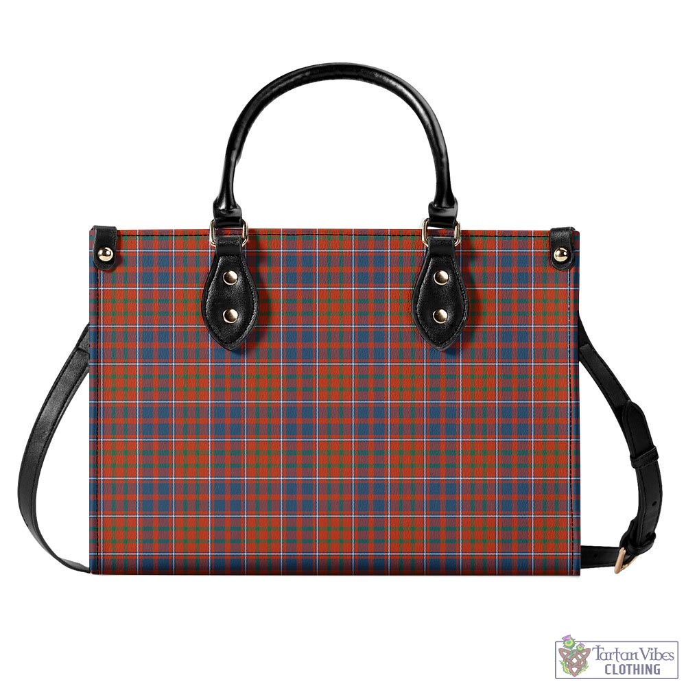 Tartan Vibes Clothing Cameron of Lochiel Ancient Tartan Luxury Leather Handbags