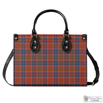 Cameron of Lochiel Ancient Tartan Luxury Leather Handbags