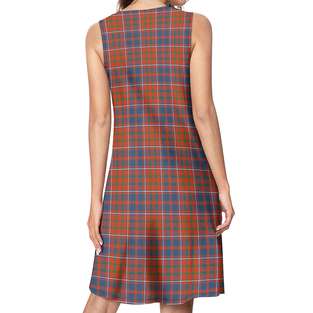 Cameron of Lochiel Ancient Tartan Womens Casual Dresses - Tartanvibesclothing