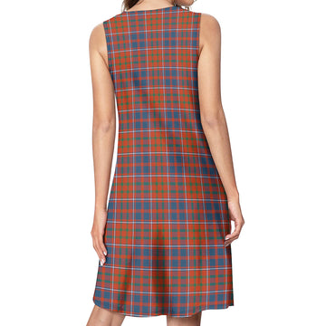 Cameron of Lochiel Ancient Tartan Womens Casual Dresses