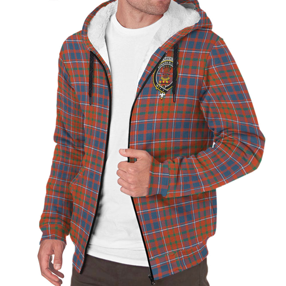 cameron-of-lochiel-ancient-tartan-sherpa-hoodie-with-family-crest