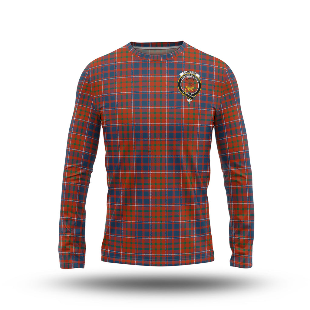 cameron-of-lochiel-ancient-tartan-long-sleeve-t-shirt-with-family-crest