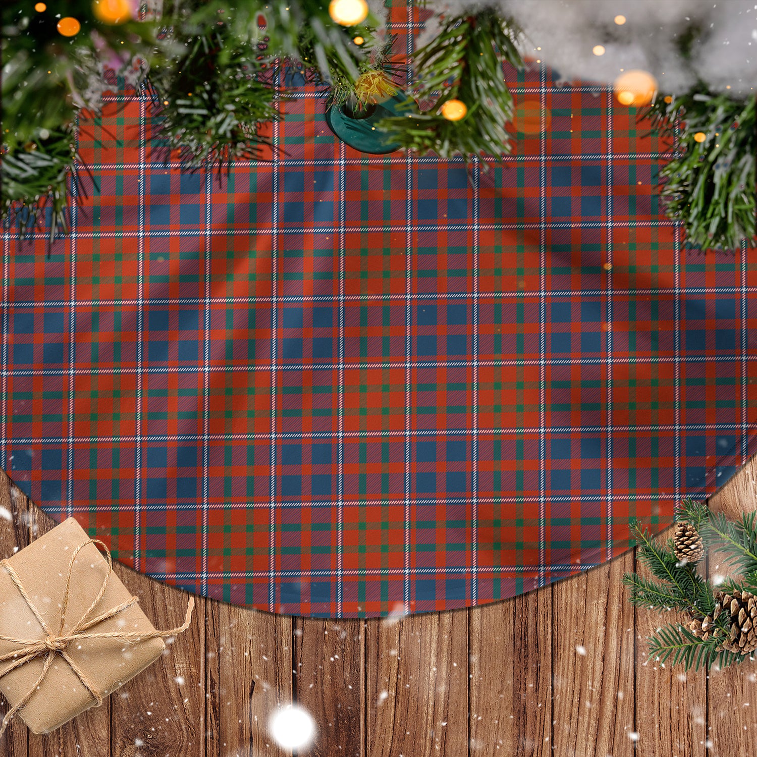 Cameron of Lochiel Ancient Tartan Christmas Tree Skirt - Tartanvibesclothing