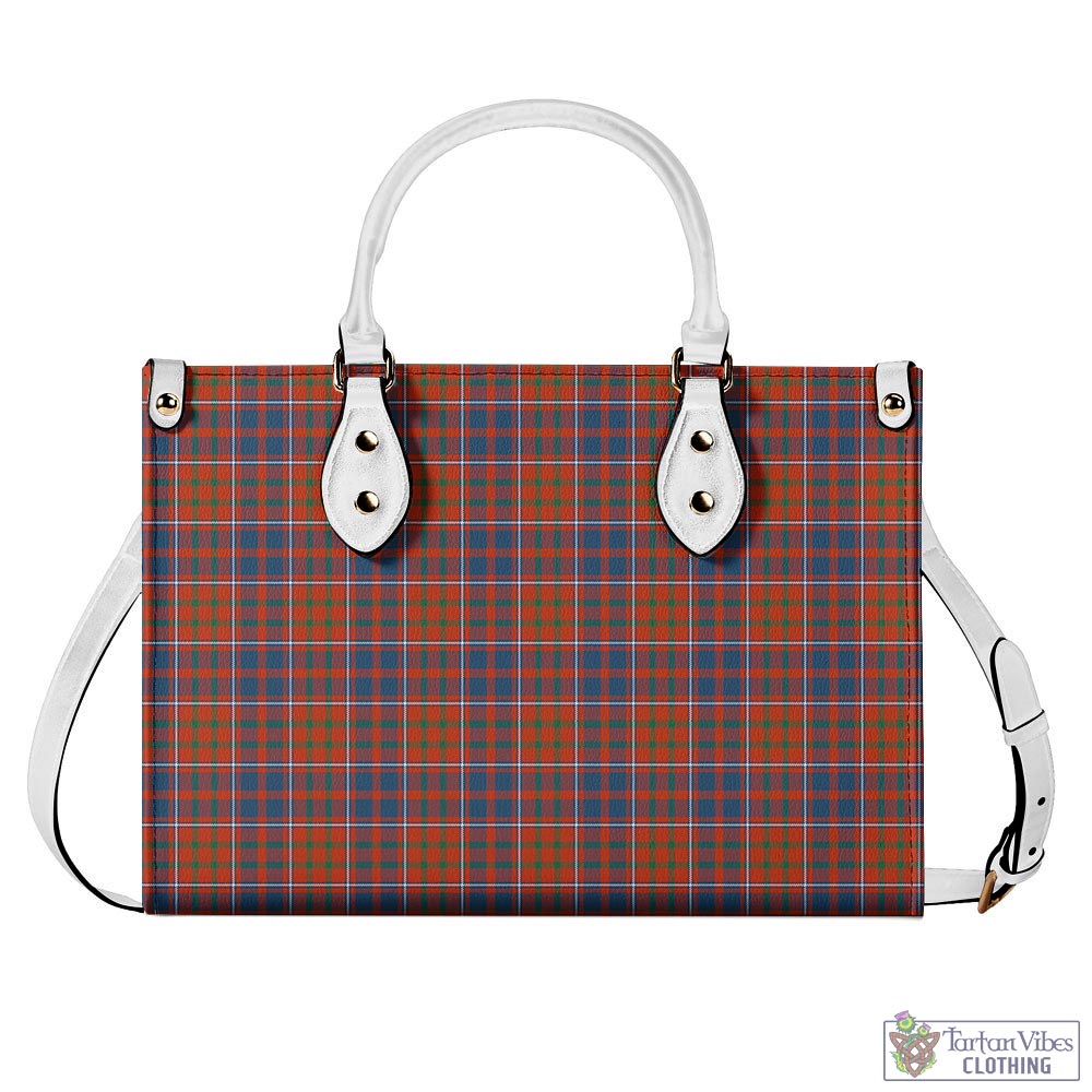 Tartan Vibes Clothing Cameron of Lochiel Ancient Tartan Luxury Leather Handbags