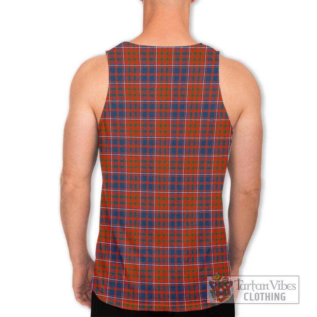 Cameron of Lochiel Ancient Tartan Men's Tank Top with Family Crest DNA In Me Style - Tartanvibesclothing Shop