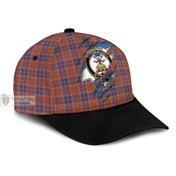 Cameron of Lochiel Ancient Tartan Classic Cap with Family Crest In Me Style