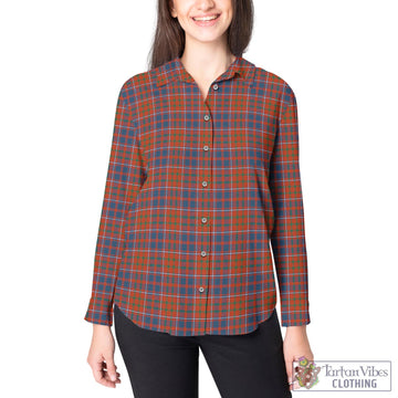 Cameron of Lochiel Ancient Tartan Women's Casual Shirt