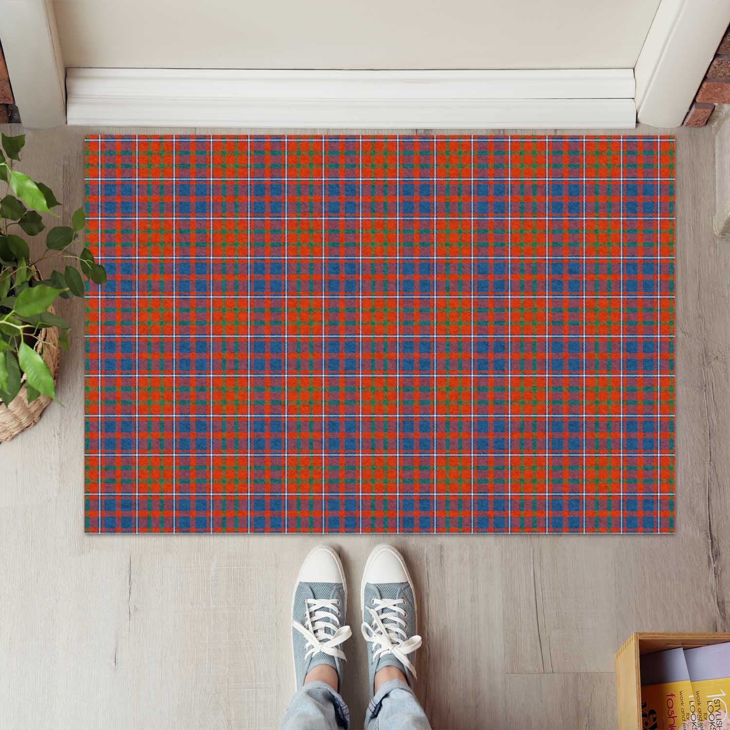 Cameron of Lochiel Ancient Tartan Door Mat - Tartanvibesclothing