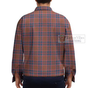 Cameron of Lochiel Ancient Tartan Unisex Lapel Cotton Jacket