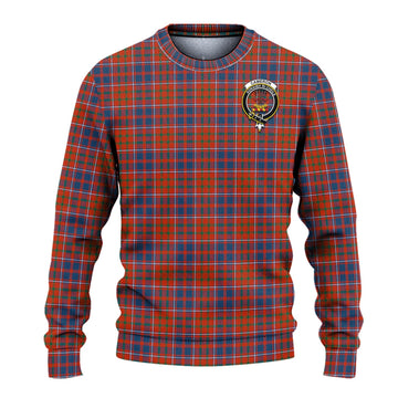 Cameron of Lochiel Ancient Tartan Ugly Sweater with Family Crest