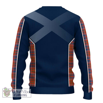 Cameron of Lochiel Ancient Tartan Ugly Sweater with Family Crest and Lion Rampant Vibes Sport Style