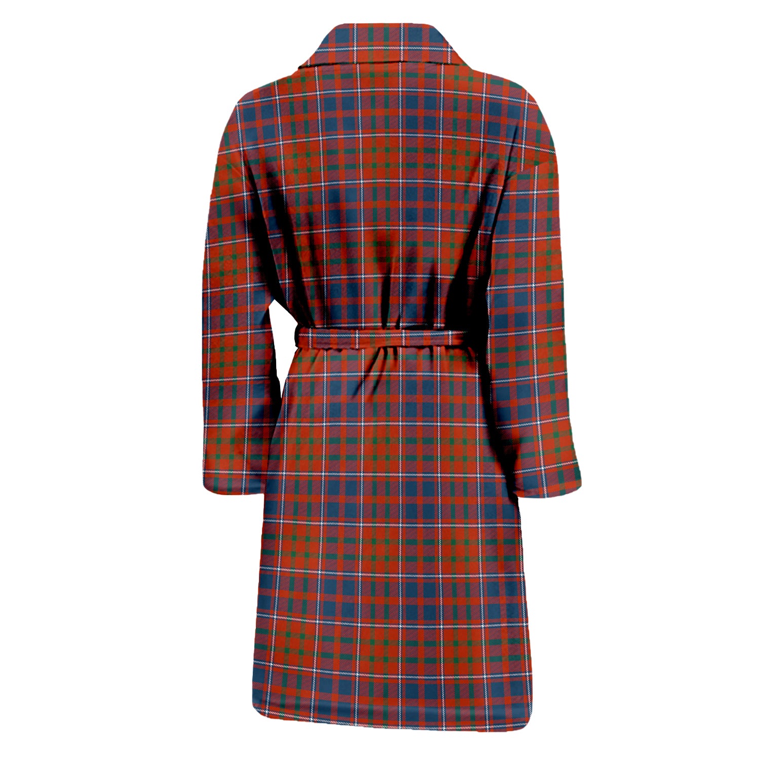 Cameron of Lochiel Ancient Tartan Bathrobe with Family Crest - Tartan Vibes Clothing