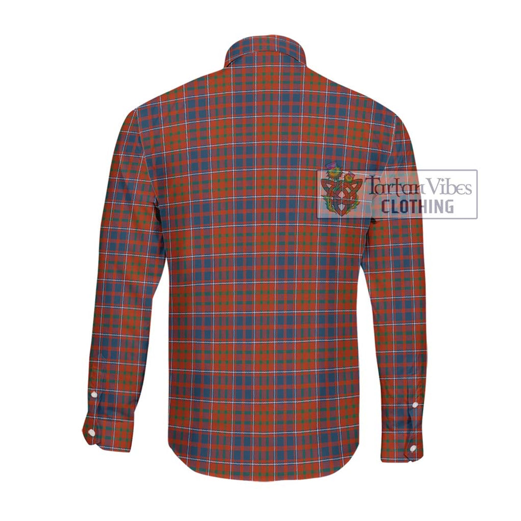 Cameron of Lochiel Ancient Tartan Long Sleeve Button Shirt with Family Crest DNA In Me Style - Tartanvibesclothing Shop