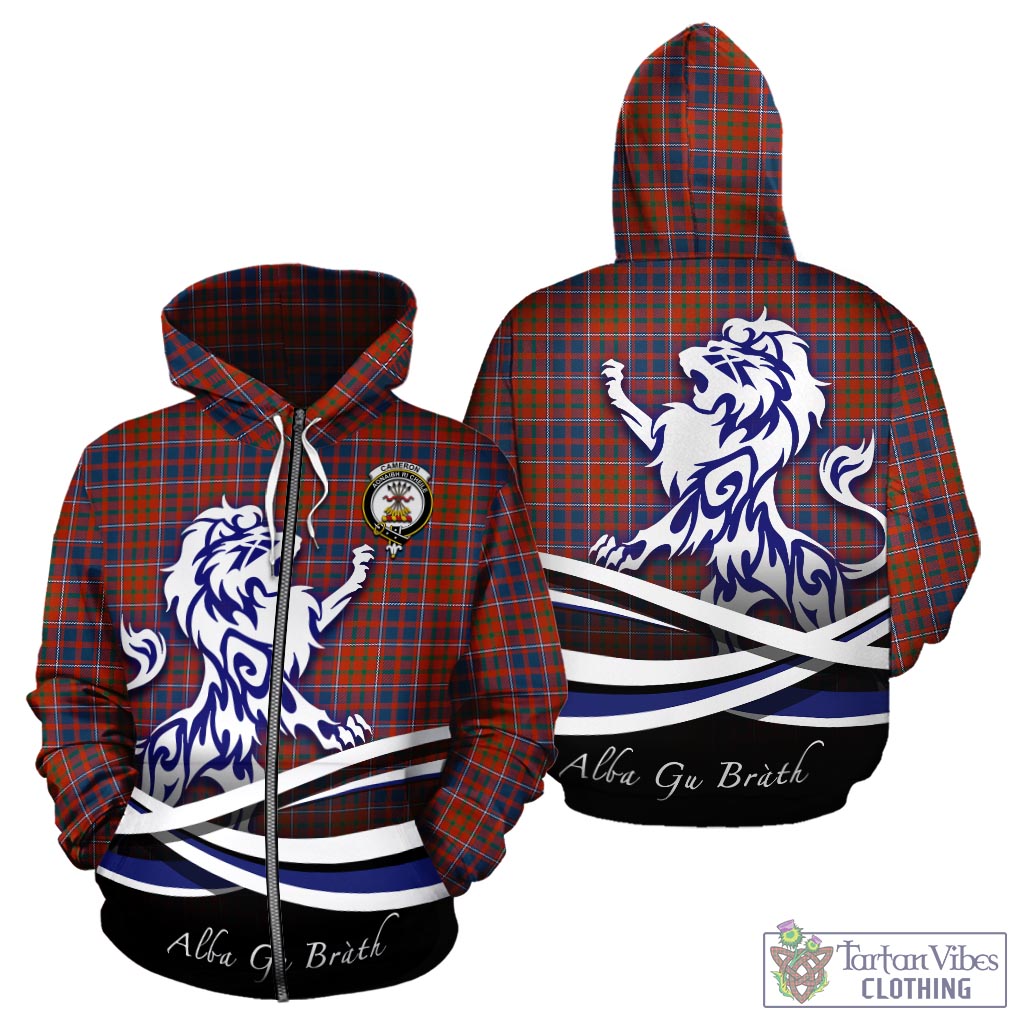 cameron-of-lochiel-ancient-tartan-hoodie-with-alba-gu-brath-regal-lion-emblem