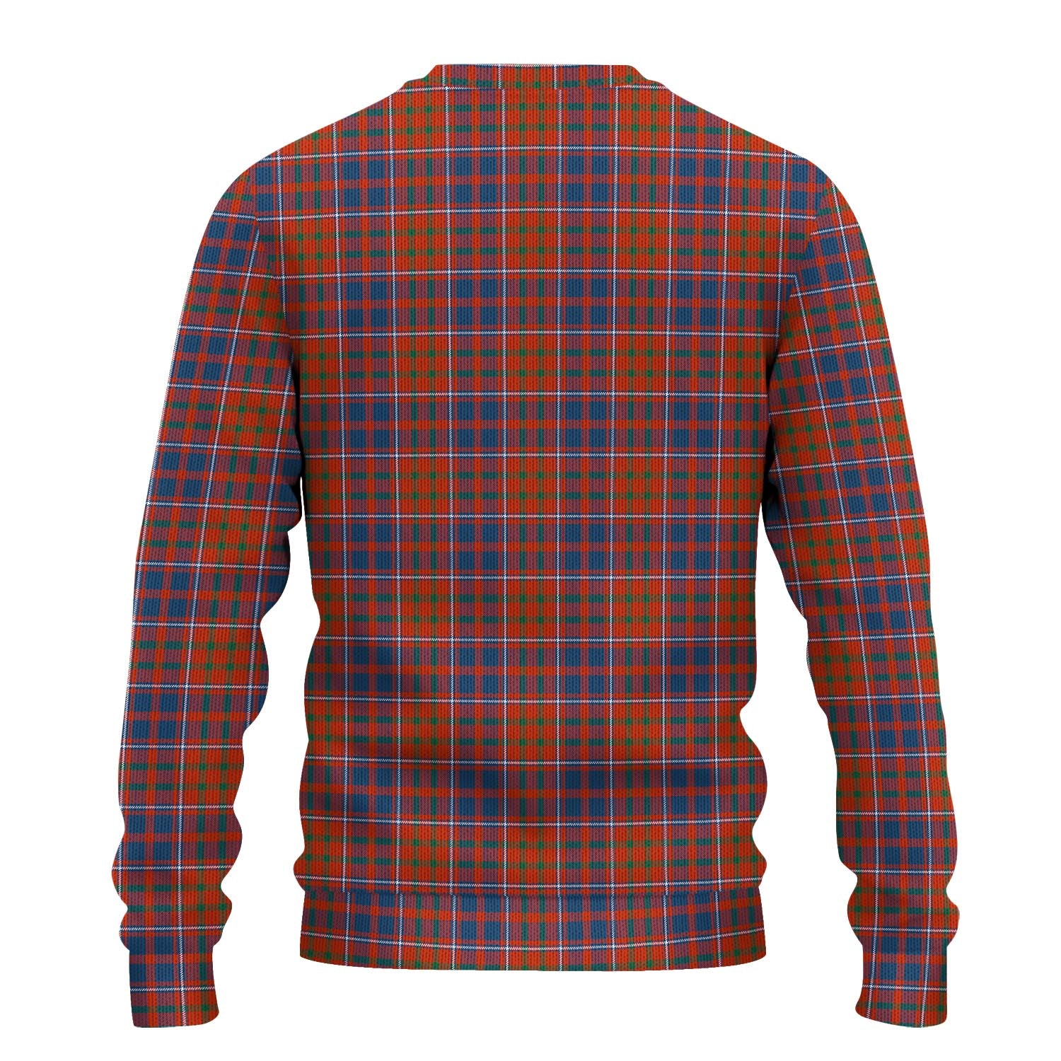 Cameron of Lochiel Ancient Tartan Knitted Sweater with Family Crest - Tartanvibesclothing