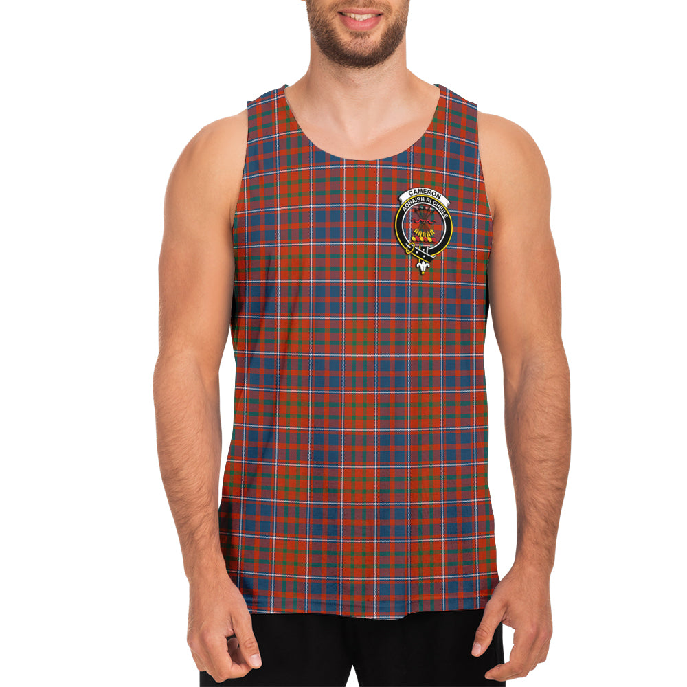 cameron-of-lochiel-ancient-tartan-mens-tank-top-with-family-crest