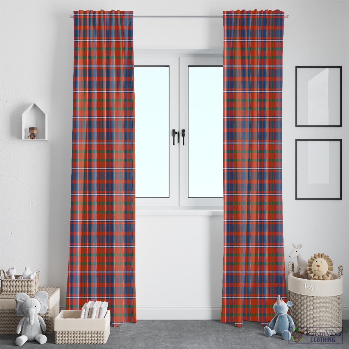 Cameron of Lochiel Ancient Tartan Window Curtain